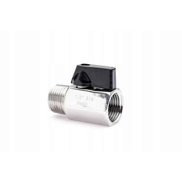 Kulový kohout 316 Npt M/f 1/2'' mini