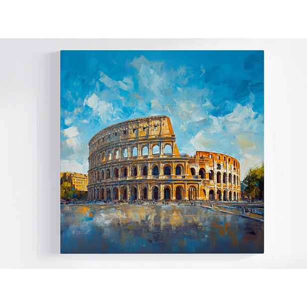 Obraz Na Plátně Canvas Řím Koloseum Stavební Památka Architektura 50x50