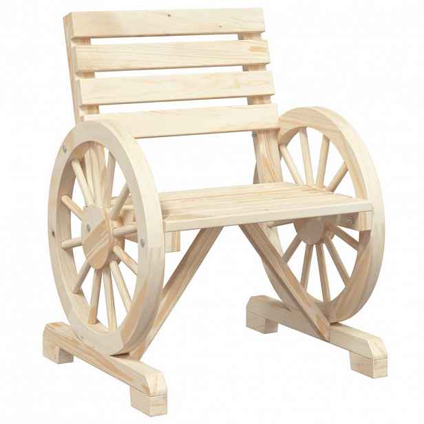 vidaXL Zahradní židle 58 x 58 x 78,5 cm masivní jedlové dřevo