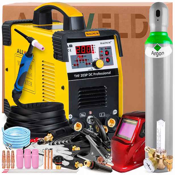 Invertorová Svářečka Magnum Thf 203P Tig DC Hf 230V Puls Mma 2T/4T Sada
