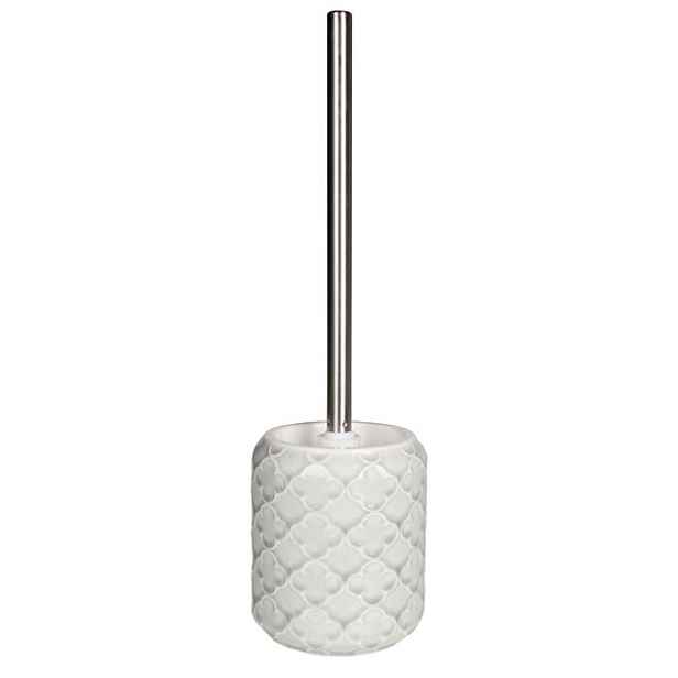 Keramická WC štětka OTELLO šedá 11x40 cm Mybesthome název: toaletní štětka