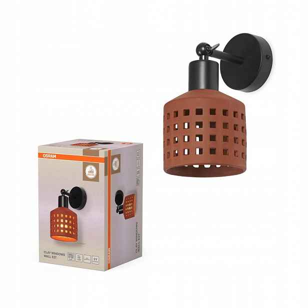 Nástěnná lampa Svítidlo E27 Dekorativní Hnědá Dekorace Osram