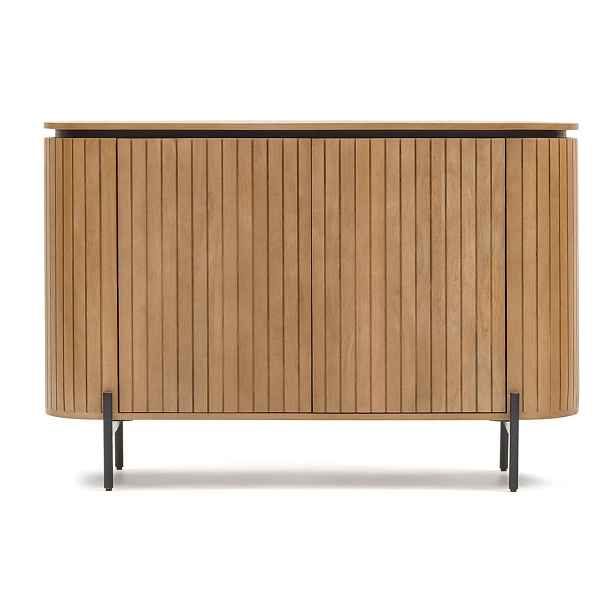 Nízká komoda z mangového dřeva v přírodní barvě 120x80 cm Licia – Kave Home