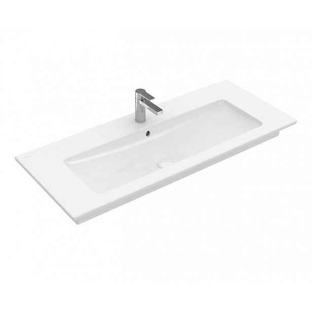 Villeroy & Boch Venticello - Umyvadlo nábytkové 120x50 cm, s přepadem, otvor pro baterii, alpská bílá 4104CL01