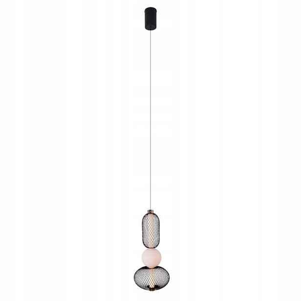 Závěsná lampa Bora Led 10W černá kovová Maxlight