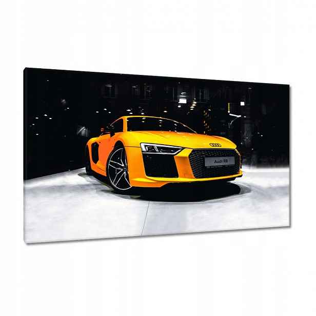 Obrazy 120x70 Žluté Audi Audica R8