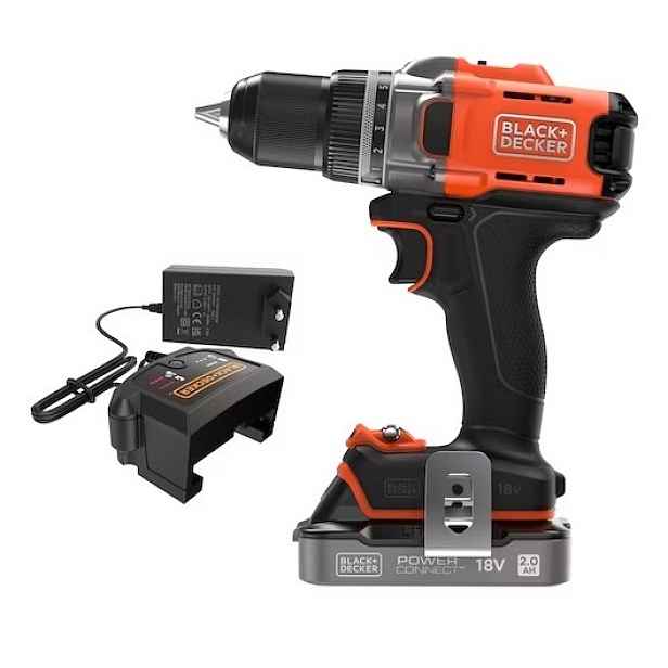 aku vrtačka 45 Nm, 18 V Black+Decker [BCD382D1XC-QW]