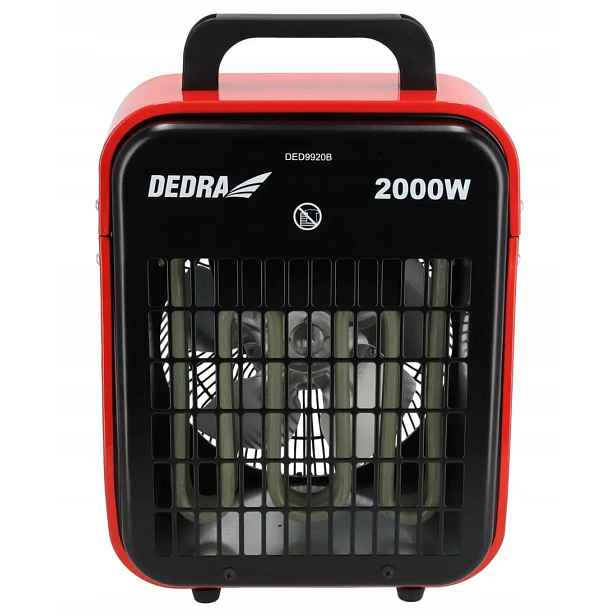 Stavební elektrický ohřívač pro dům, termostat 2000 W