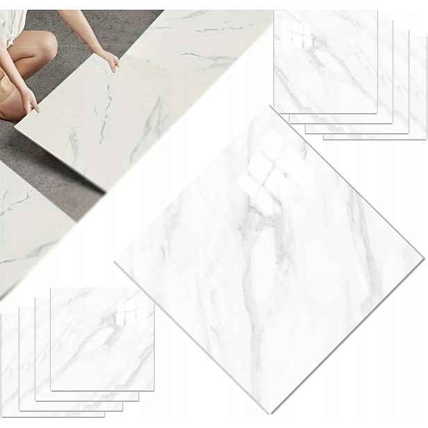 40 x Samolepící nástěnné panely samolepky na dlaždice do kuchyně z Pvc 30x30 cm