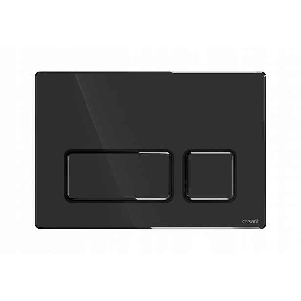 Cersanit Block splachovací tlačítko pro Wc gunmetal K97-0447