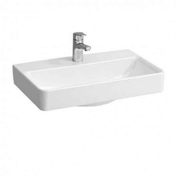 Laufen Pro S - Umyvadlo Compact, 60x38 cm, 1 otvor pro baterii, bez přepadu, s LCC, bílá H8179594001561