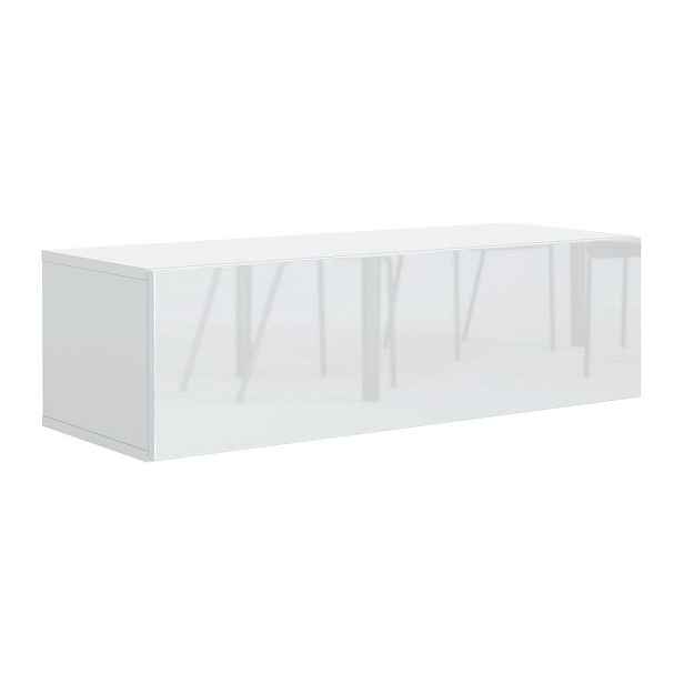 MASSENO TV STOLEK GLOSSIA, 100/30/36,5 cm, bílý