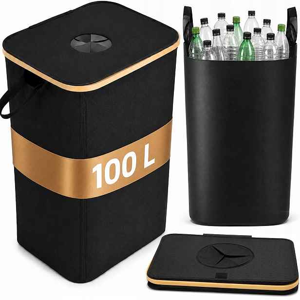 Objemný koš 100 l na plechovky, skládací, vratné lahve pro firmu XXL