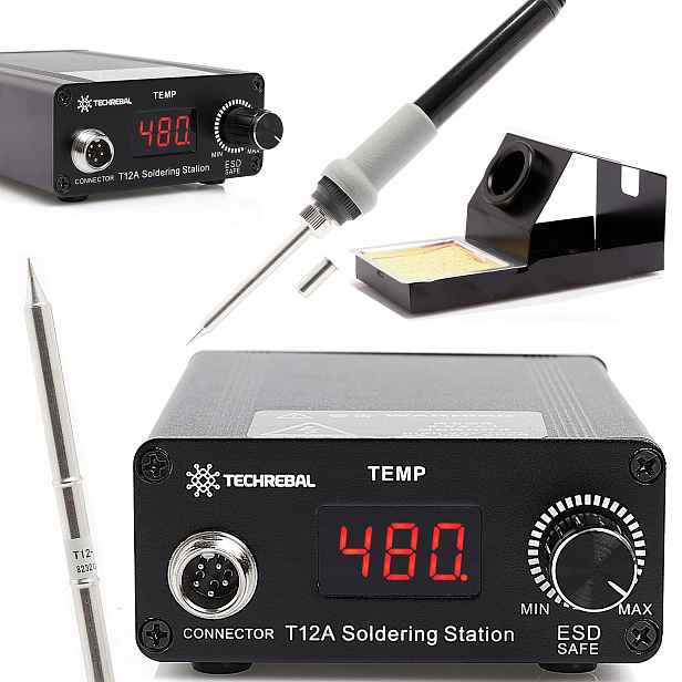 Pájecí Stanice Techrebal T12A 75W Hrotová T12-I Sleep Menu