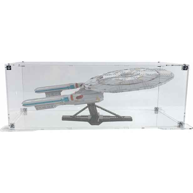 Vitrína s podstavcem pro stavebnici Lego 10356 Icons Star Trek: U.s.s. Enterprise