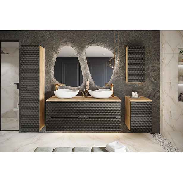 ArtCom Koupelnový komplet OCEAN Black 120/1