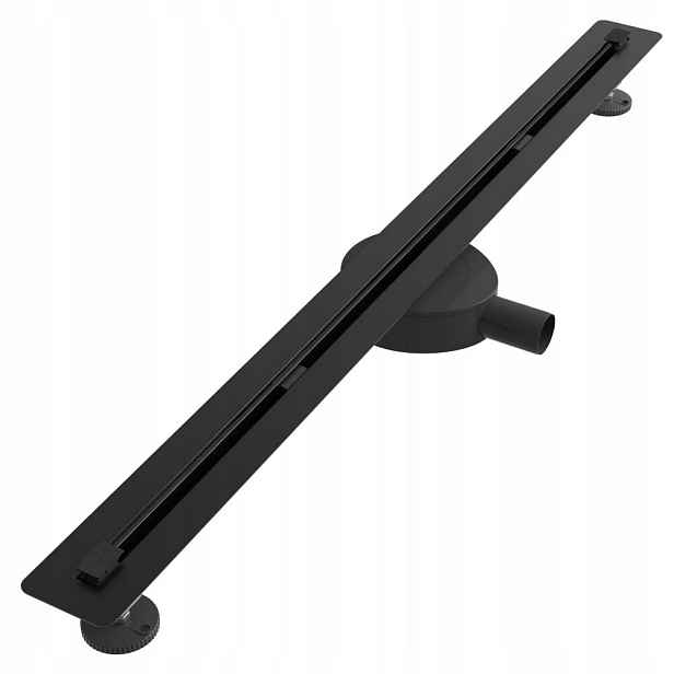 Proline 100 cm černý lineární odtok pod desku ocel Gamma
