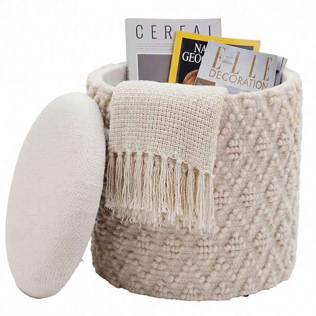 Livetastic TABURET, textil, 40/45/40 cm