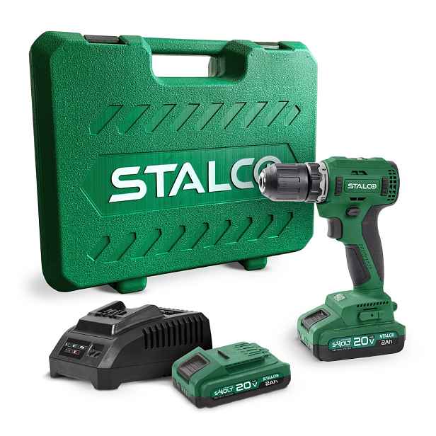 Aku Vrtačka DS-20-55BL Aku 2x2Ah Stalco