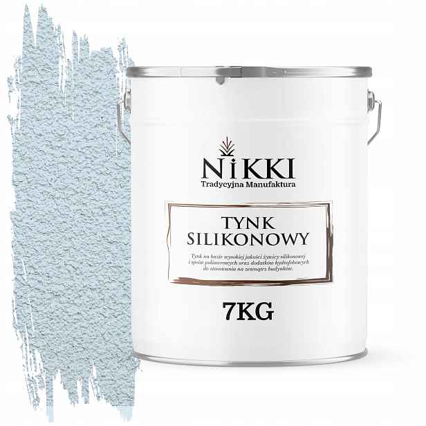 Silikonová Fasádní Omítka Bílá Modrá F111 7KG Granulace 3.0mm