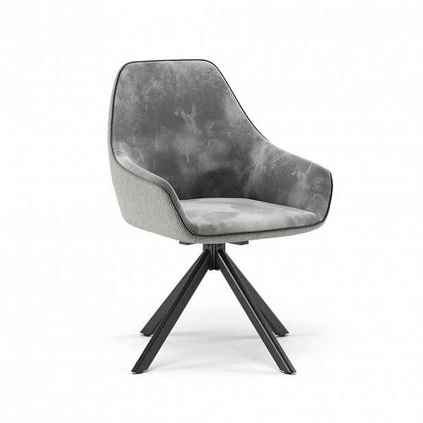 Vicco LOUNGE CHAIR Eleganza Světle šedá 60 x 89 cm