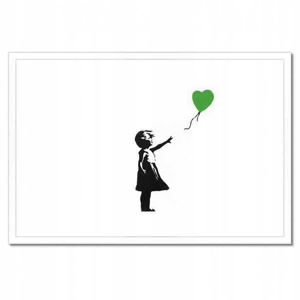 Plakáty v rámu 60x40 Banksy Hope Graffiti