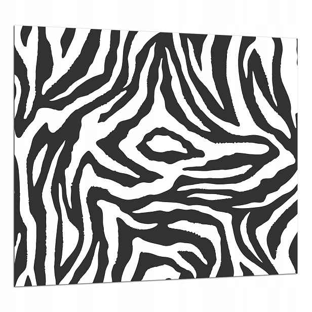 Skleněná Ochranná Deska 65x60 Zebra