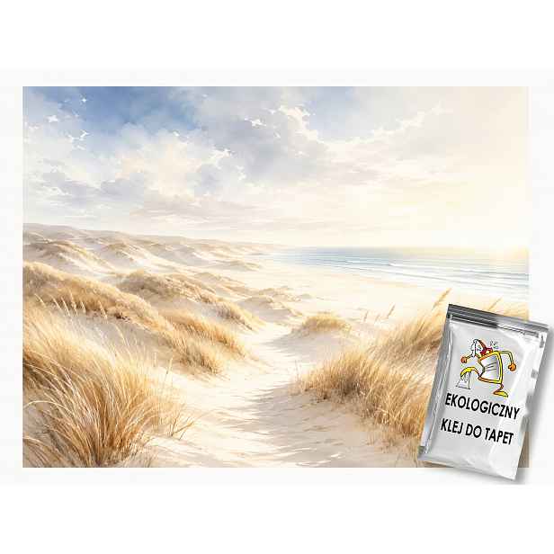 Fototapeta Flizelina Moře Vlny Pláž Duny Slunce Písek 208x146 130g