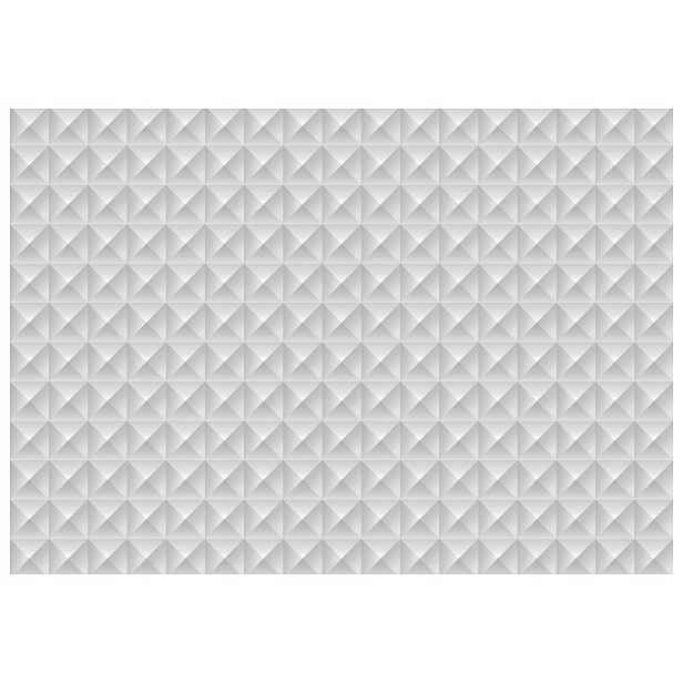 Fototapeta Pyramidy 3D geometrie minimalismus pozadí šedo-bílé 200x140 lepidlo