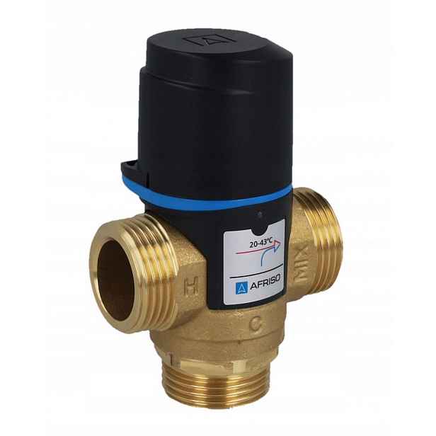 Termostatický směšovací ventil Atm 561, Dn 20, 20 ÷ 43 °C, Kvs 2,5, Gz 1"