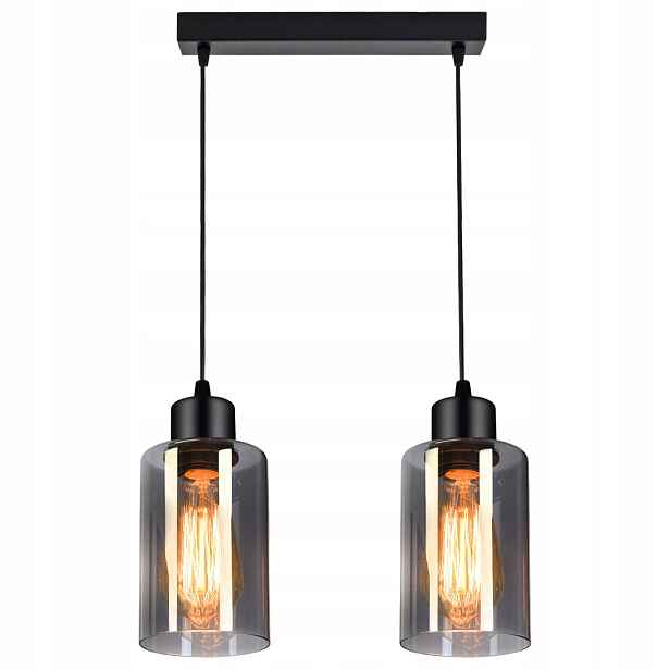 Závěsná lampa Lustr Stropní Svítidlo Skleněné Led Tuby