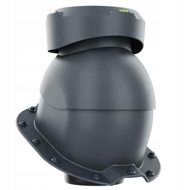 Kanalizační krbový ventilátor fi110 pro Budmat Taira Antracit 7016