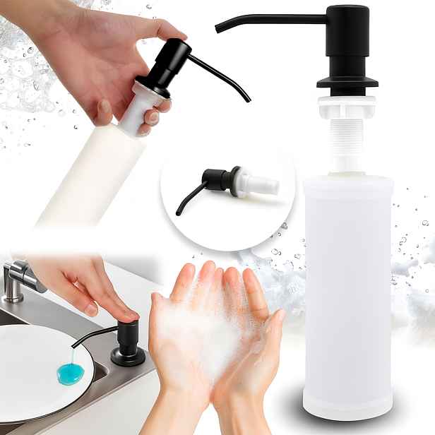 Kuchyňský dávkovač tekutiny Heckermann 500 ml Černý