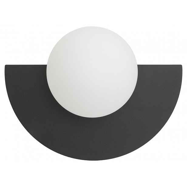 Nástěnná lampa Saturn S černá 1xG9 25 cm, moderní fasádní lampa 4W