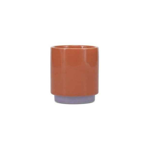 Oranžový/fialový kameninový šálek 130 ml Duo – ONA