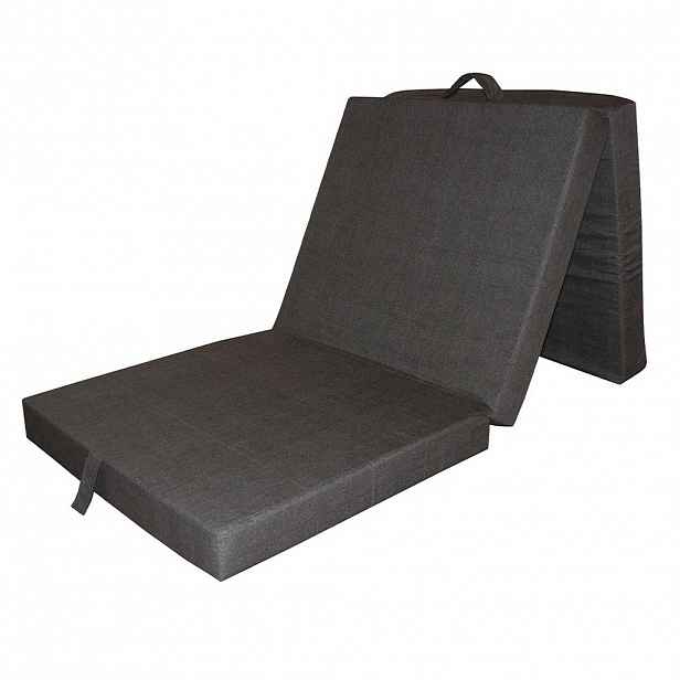 VitaliSpa SKLÁDACÍ MATRACE Antracit 190 x 70 cm