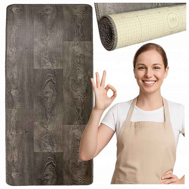 Koberec Běhoun do kuchyně Protiskluzový Koberec Kuchyňský koberec Pvc 70 x 280 cm