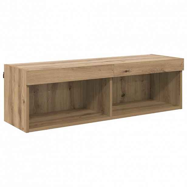 vidaXL TV wall cabinet 100 x 30 x 30 cm Artisanový dub