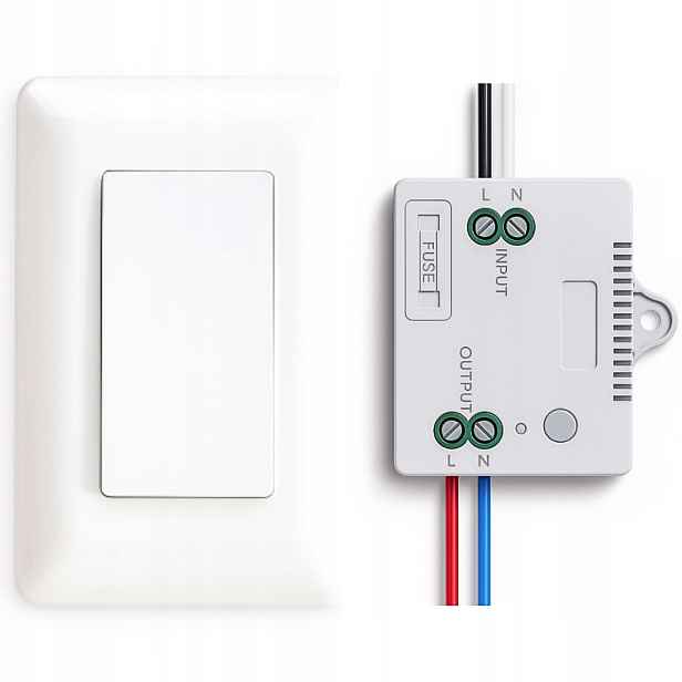 Bezbateriový Bezdrátový Vypínač Světla Nástěnný Led Set