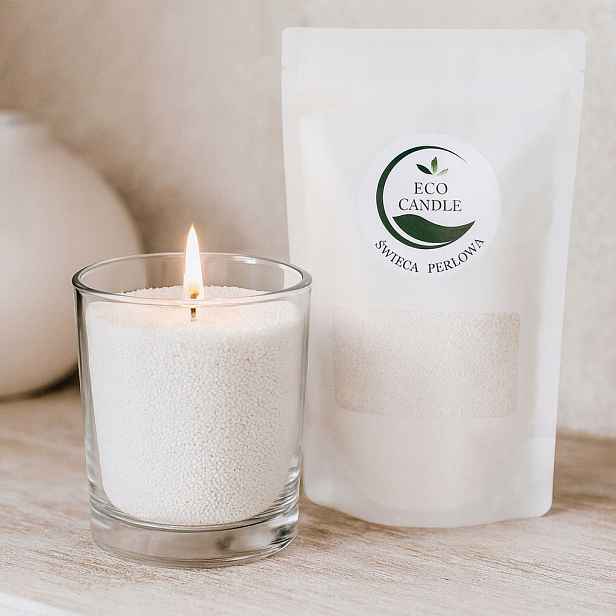 EcoCandle Vosk Perleťově bílý 5 kg