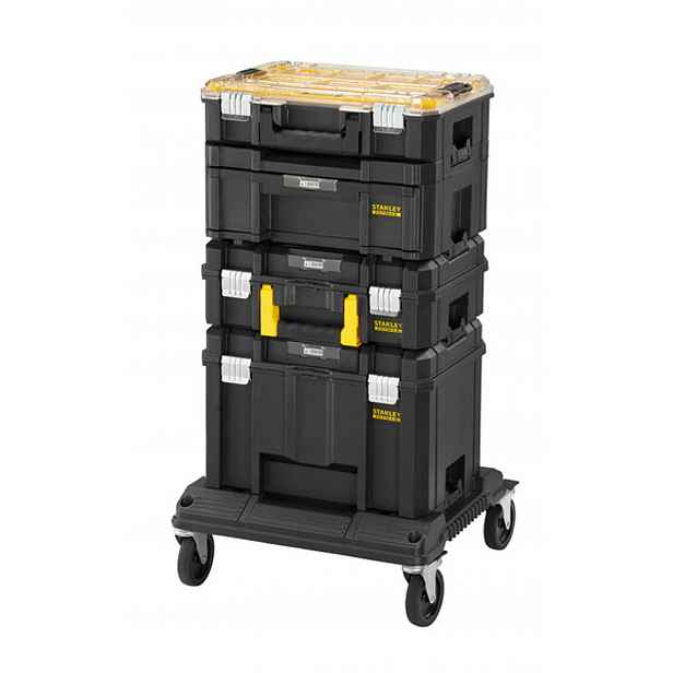 Stanley Pro-Stack - Sada vozíku a 4 kufrů na nářadí FMST1-80107