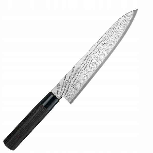 Tojiro Shippu Black VG-10 Japonský Nůž pro šéfkuchaře 60 Hrc 21 cm
