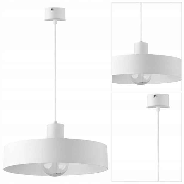 Bílé závěsné bodové světlo Rif do pracovny s regulací Sigma Lighting