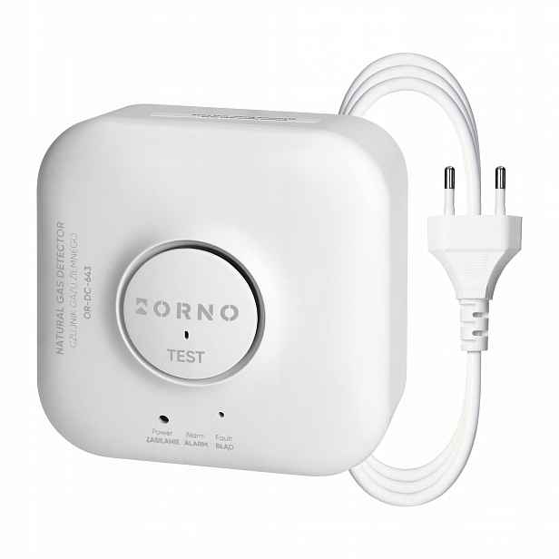 Detektor plynu, 230 V Ac, životnost senzoru 5 let, Tuya Smart Wi-Fi