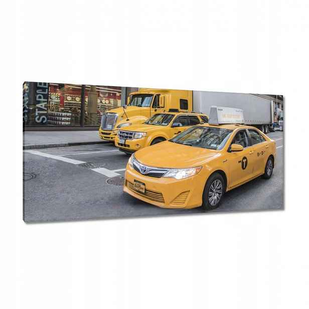 Obrazy 115x55 Žluté vozy New York