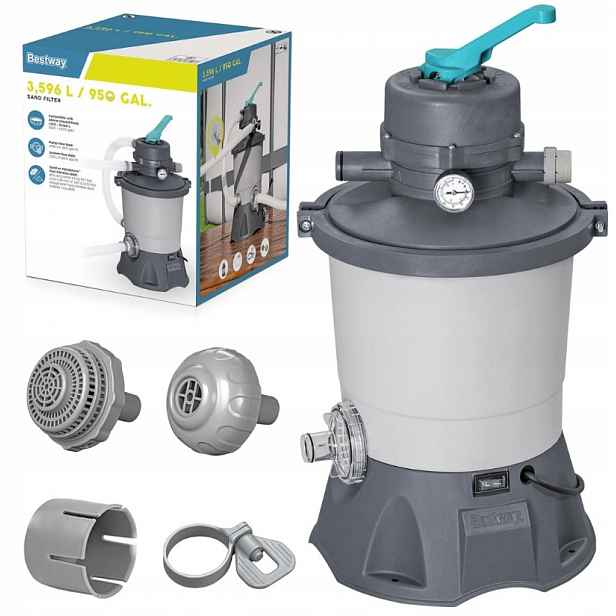 Pískové Filtrační Čerpadlo 3596 L/h Filtr Do Bazénu Bestway 58515