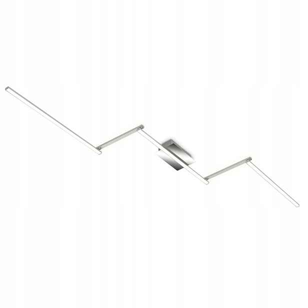 stropní svítidlo Led stropní svítidlo 24W 2800lm 3000K chrom 227cm Obývací Pokoj Ložnice