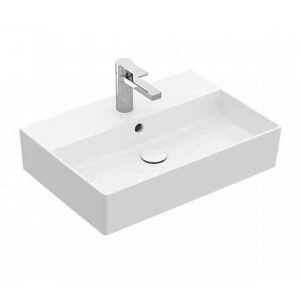 Villeroy & Boch Memento 2.0 - Umyvadlo nábytkové 60x42 cm, s přepadem, otvor pro baterii, alpská bílá 4A226G01