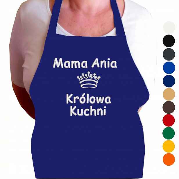Zástěra Královna Kuchyně Dárek K Svátek Matek Pro Matku Se Jménem