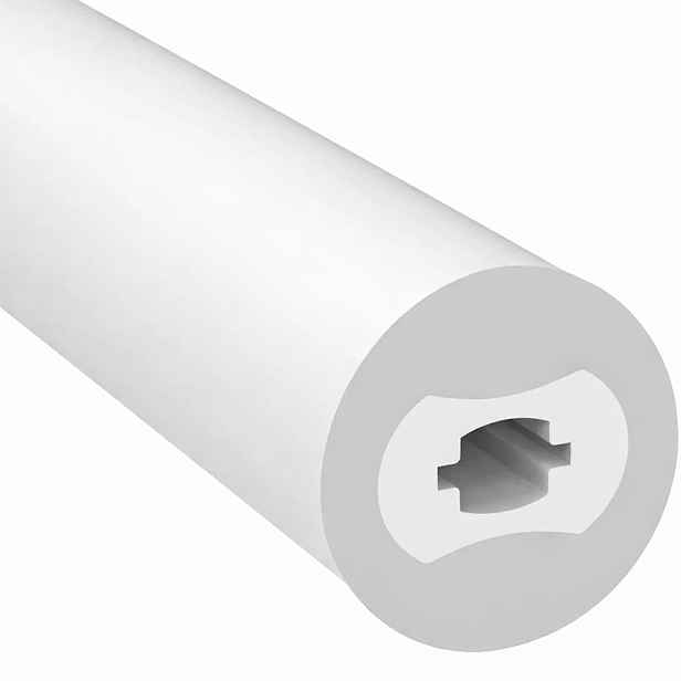 Silikonová Led trubice Flex kulatá fi25 Pro Matt krytka pro Led pásky 8 mm bílá